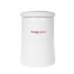 Keith Brymer Jones 'Keep Out!' Ceramic Storage Jar- Tea|Serving Plates & Boards