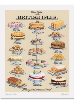 Kelly Hall Designs Kelly Hall Classic Cakes Print- Art