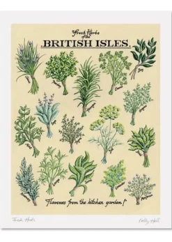 Kelly Hall Designs Kelly Hall Fresh Herbs Print- Art