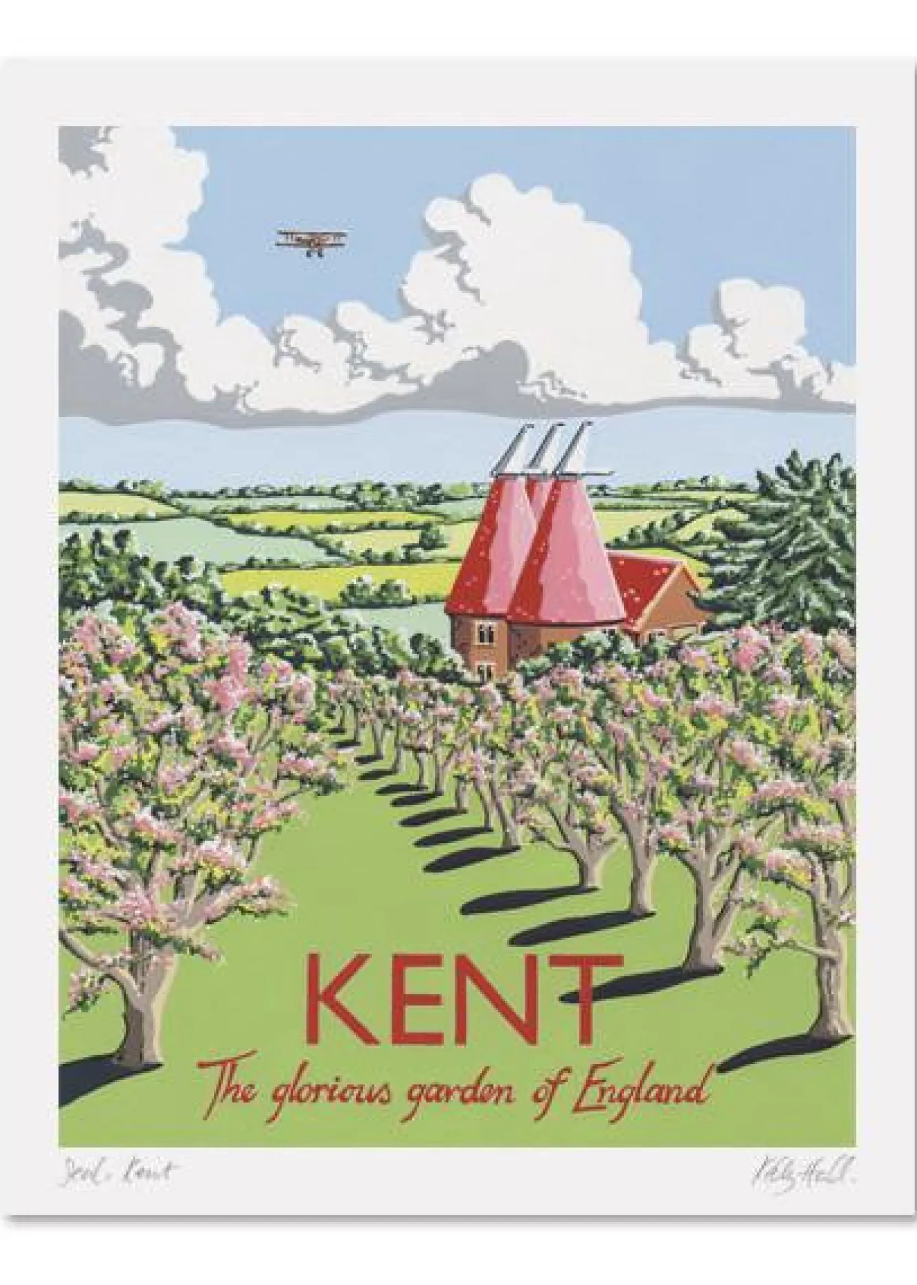 Kelly Hall Designs Kelly Hall Kent Print- Art