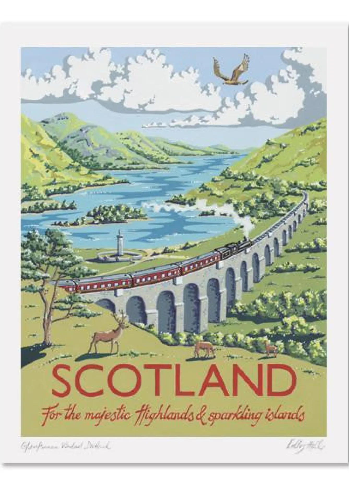 Kelly Hall Designs Kelly Hall Scotland Print- Art
