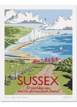 Kelly Hall Designs Kelly Hall Sussex Print- Art
