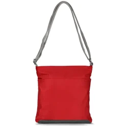 Ori London Kennington B Cranberry Recycled Nylon Sling Bag- Bags