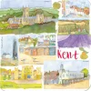Emma Ball Kent Coaster- Tea|Coasters
