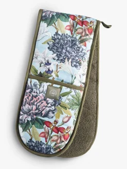 Kew Gardens Bee Floral Double Oven Glove- Oven Gloves/Mitts