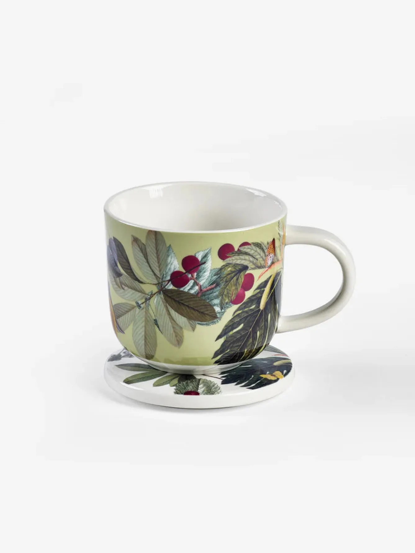 Kew Gardens Bloom Mug & Coaster Gift Set- Flowers & Garden