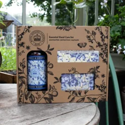 English Soap Company Kew Gardens Bluebell &  Jasmine Essential Hand Care Gift Box- Soaps & Lotions