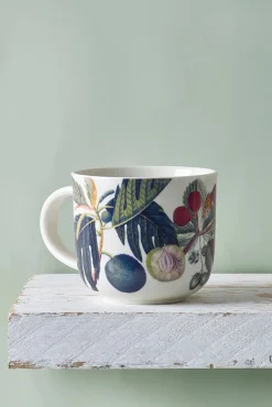 Kew Gardens Fruit and Floral White Mug- Flowers & Garden