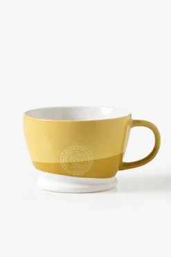 Kew Gardens Ochre Recycled Mug- Flowers & Garden