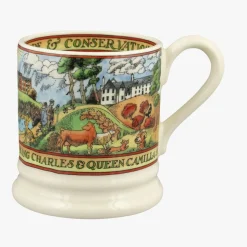 Emma Bridgewater King & Countryman Charles III 1/2 Pint Mug- Royal|Royal Family