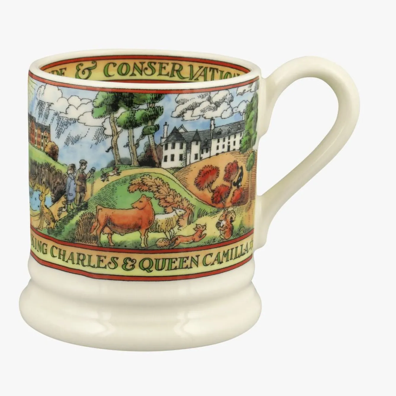 Emma Bridgewater King & Countryman Charles III 1/2 Pint Mug- Royal|Royal Family