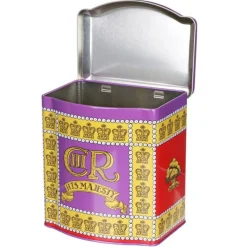 Emma Bridgewater King Charles III Bow Fronted Caddy- Royal|Tea