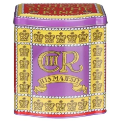Emma Bridgewater King Charles III Bow Fronted Caddy- Royal|Tea