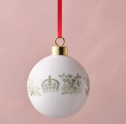 Victoria Eggs King Charles III Coronation Bauble- Royal|Christmas Decorations