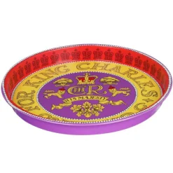 Emma Bridgewater King Charles III Coronation Deepwell Tin Tray- Royal|Trays