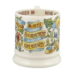 Emma Bridgewater King Charles III 1/2 Pint Mug- Royal|Royal Family