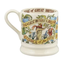 Emma Bridgewater King Charles III 1/2 Pint Mug- Royal|Royal Family