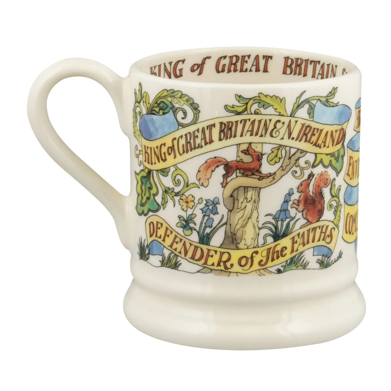 Emma Bridgewater King Charles III 1/2 Pint Mug- Royal|Royal Family
