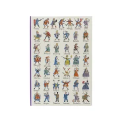 Picturemaps Kings & Queens of England A5 Notebook- Stationery