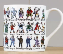 Picturemaps Kings & Queens of England Bone China Mug- Tea|Royal Family