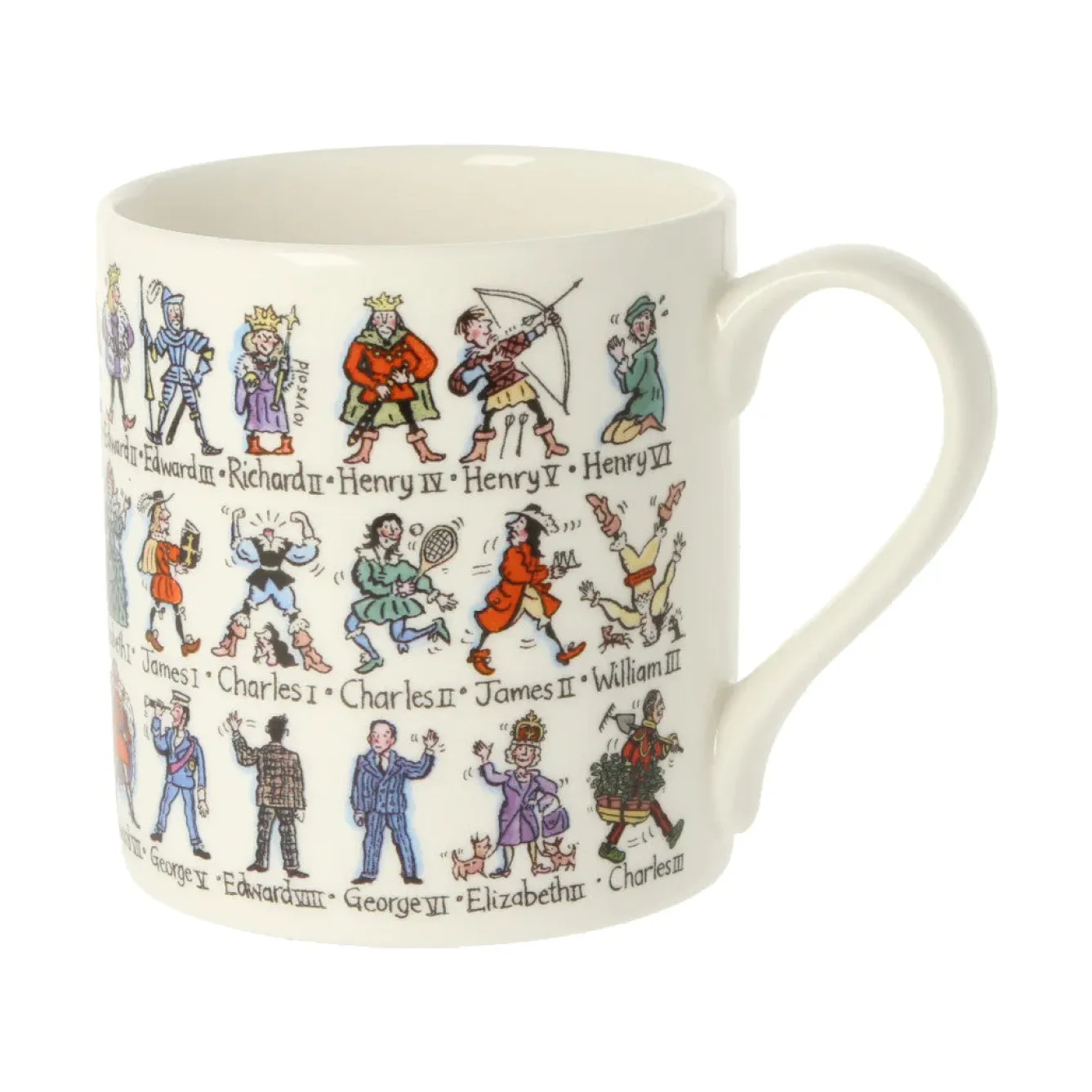 Picturemaps Kings & Queens of England Bone China Mug- Tea|Royal Family