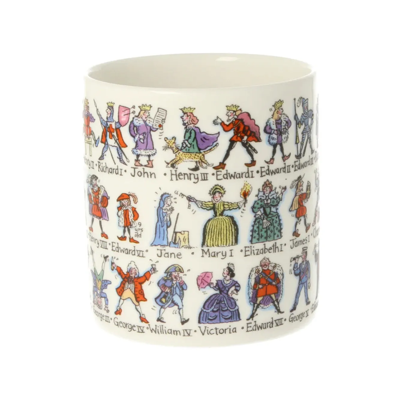 Picturemaps Kings & Queens of England Bone China Mug- Tea|Royal Family