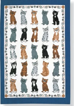 Ulster Weavers Kittens Arrived Tea Towel- Tea|Tea Towels