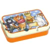 Emma Ball Kittens in Mittens Hinged Small Rectangular Tin- Storage