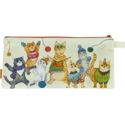 Emma Ball Kittens in Mittens Long Project Bag- Crafts|Bags
