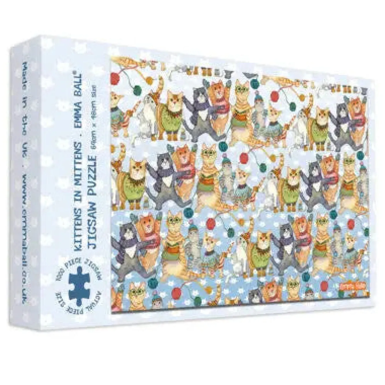 Emma Ball Kittens in Mittens 1000 Piece Jigsaw Puzzle- Puzzles