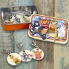 Emma Ball Kittens Set of 6 Stitch Crochet Markers in a Pocket Tin- Crafts
