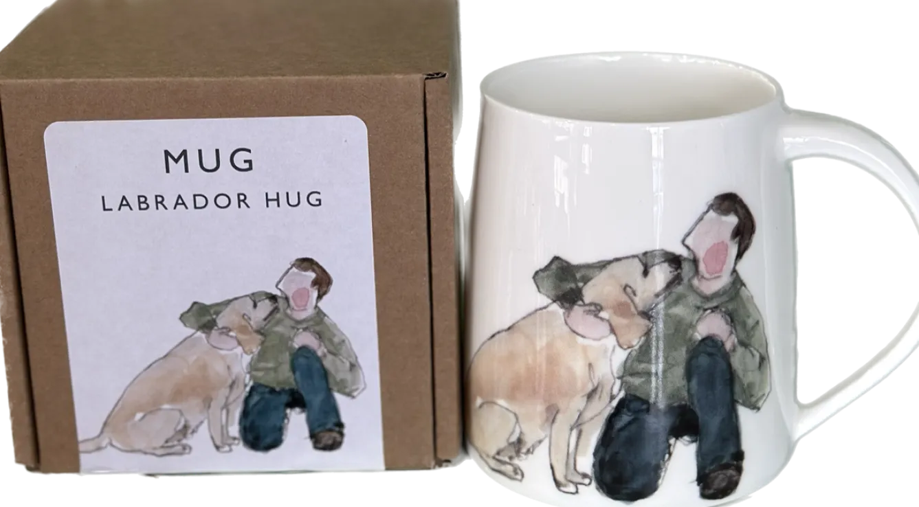 Helen Beard Labrador Hug Mug- Whimsical|Pets