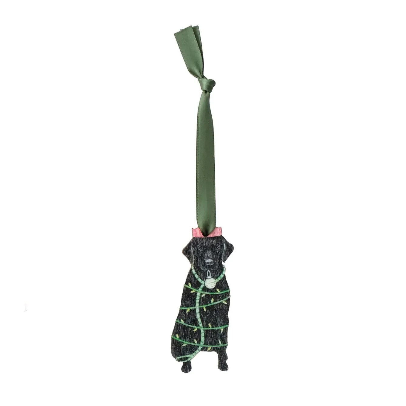 Lottie Murphy Labrador Wooden Christmas Decoration- Christmas