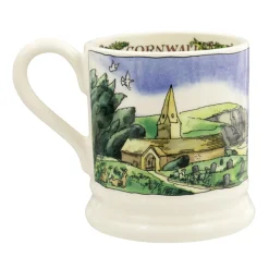 Emma Bridgewater Landscapes of Dreams Cornish Beaches 1/2 Pint Mug- Places|Great Britain