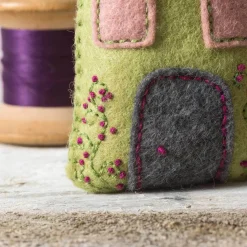 Corinne Lapierre Lavender Houses Wool Mix Felt Craft Kit- Crafts|Children