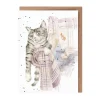Wrendale Designs 'Lazy Sunday' Cat Greetings Card- Greeting Cards