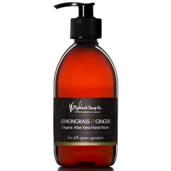 The Highland Soap Company Lemongrass & Ginger Organic Aloe Vera Hand Wash- Soaps & Lotions