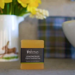 The Highland Soap Company Lemongrass Organic Glycerin Soap 150g- Soaps & Lotions