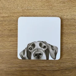 Katherine Sheard Designs Lenny Labrador Coaster- Coasters