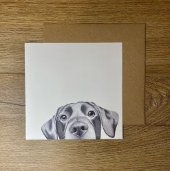 Katherine Sheard Designs Lenny Labrador Greetings Card- Greeting Cards