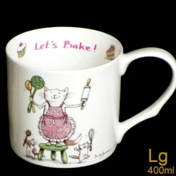 Two Bad Mice Let's Bake Large Mug- Tea|Whimsical