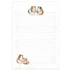 Wrendale Designs 'Lettuce be Friends' Guinea Pig Jotter Pad- Stationery
