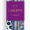 Chronicle Books Liberty Tanjore Gardens Pencil Set of 10- Stationery
