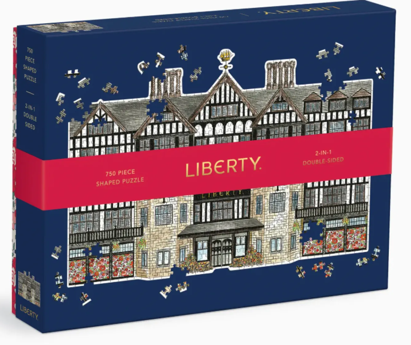 Chronicle Books Liberty Tudor Building 750 pc Shaped Puzzle- Stationery