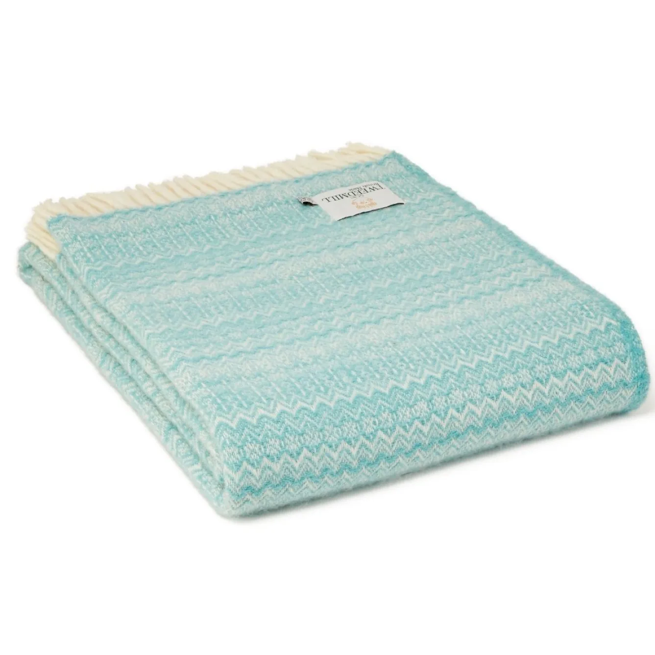 Tweedmill Textiles Ltd Lifestyle Fair Isle Throw-Spearmint- Pillows & Throws