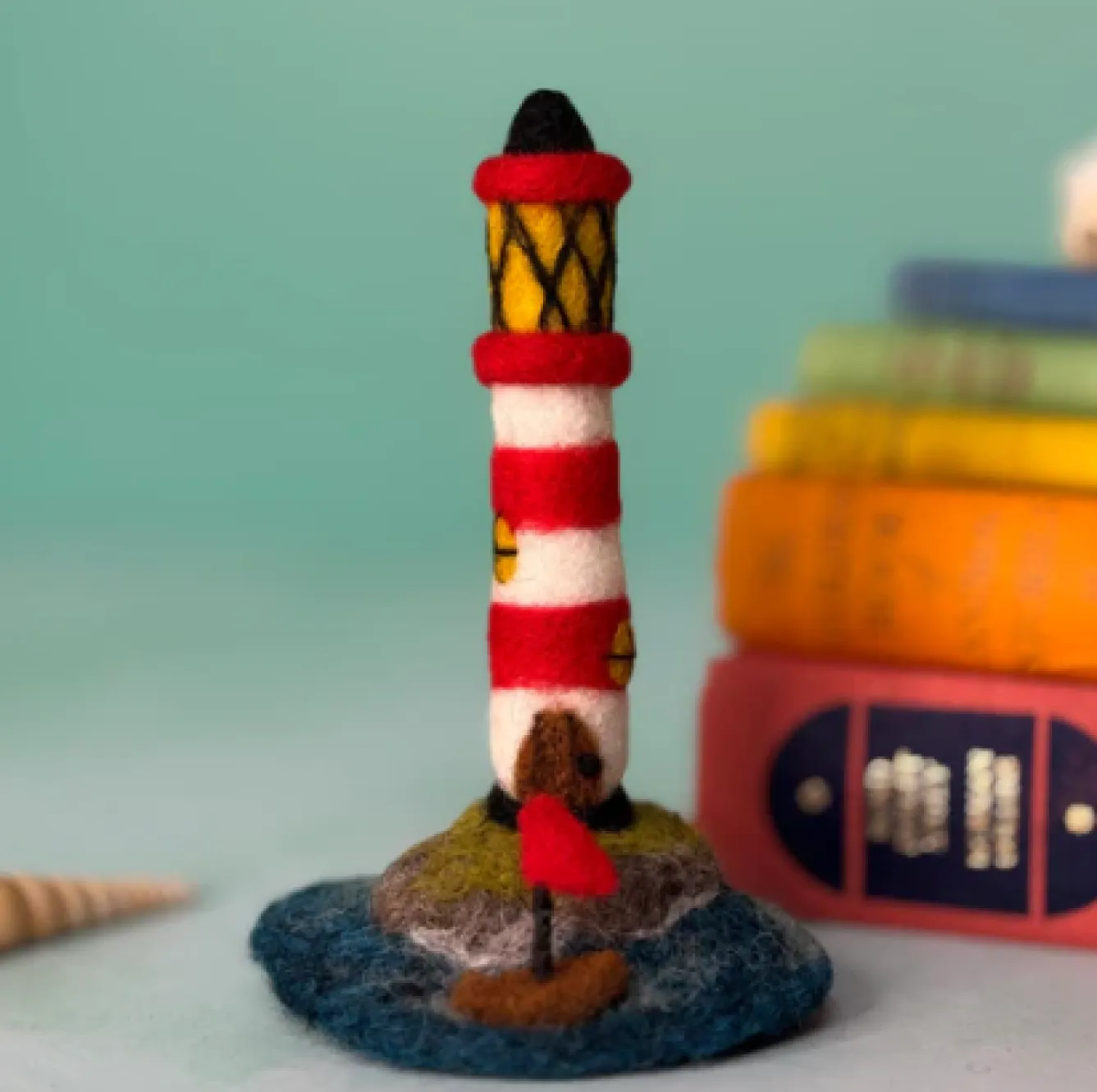 The Crafty Kit Co. Lighthouse Needle Felting Kit- Crafts