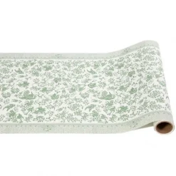 Burleigh Lilac Regal Peacock Pad Paper Table Runner- Placemats