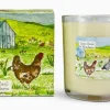 Heaven Scent Lime, Basil & Mandarin Votive Candle - Chicken & Shed- Home Fragrance
