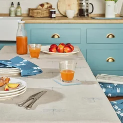 Sophie Allport Linen Blend Dragonfly Table Cloth- Tea