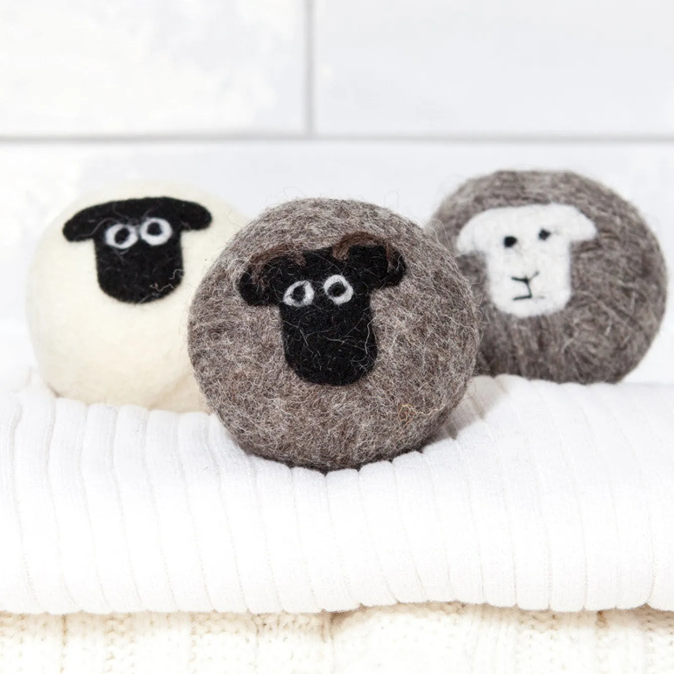Little Beau Sheep Wool Dryer Balls - pack of 3- Soaps & Lotions|Home Fragrance